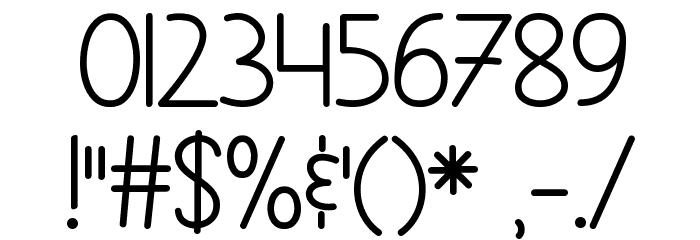 My Oh My フォント その他の文字