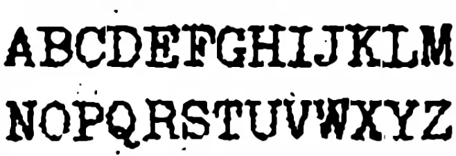 My Old Remington Schriftart Groß