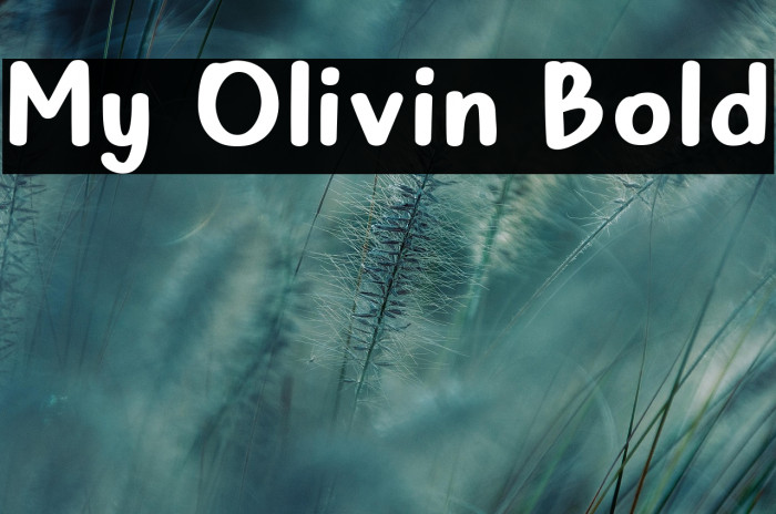My Olivin Bold Example 2