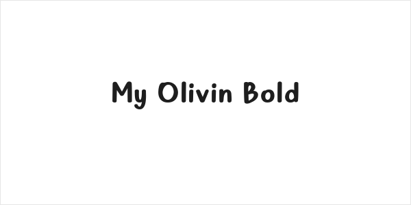My Olivin Bold Logo