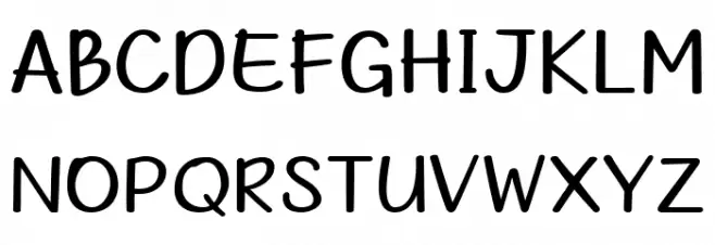 My Olivin Regular 字体 大写