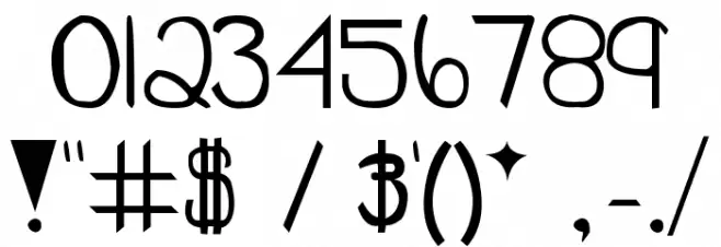 My Organization Font OTHER CHARS