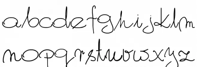 My Own Script PL Caratteri MINUSCOLO