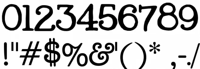 My Own Topher Font OTHER CHARS