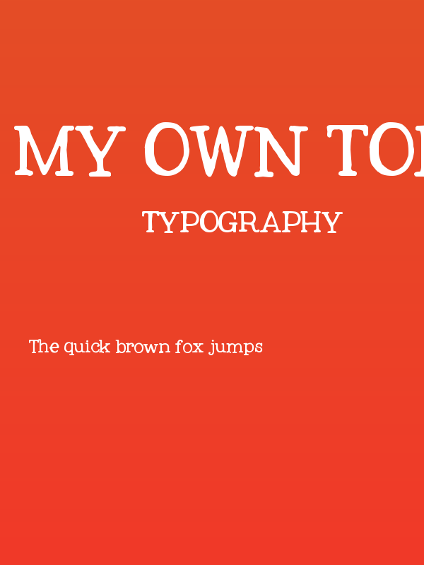 My Own Topher Poster