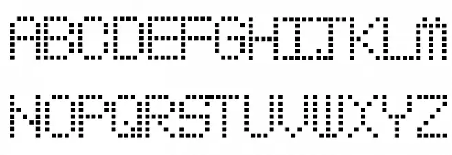 My Pager Font UPPERCASE