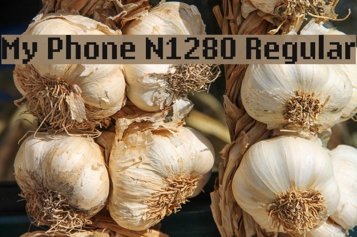 My Phone N1280 Regular Font examples