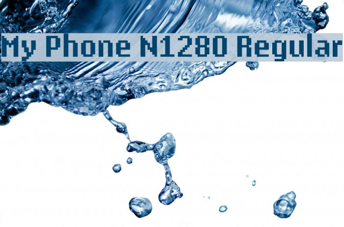My Phone N1280 Regular Font examples