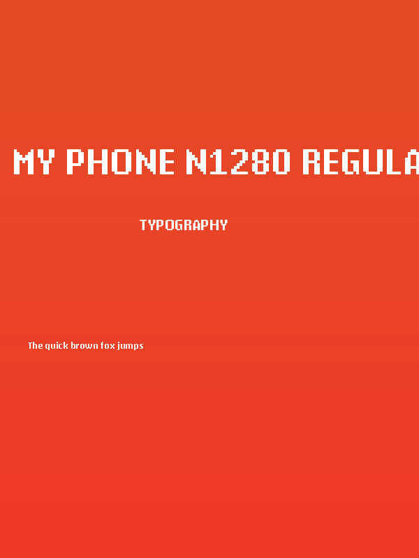 My Phone N1280 Regular Poster