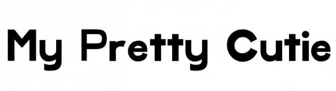 My Pretty Cutie  Fuentes Gratis Descargar