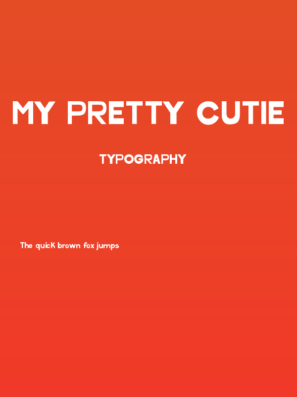 My Pretty Cutie Poster