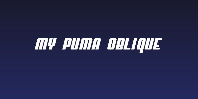 My Puma Oblique Social Header