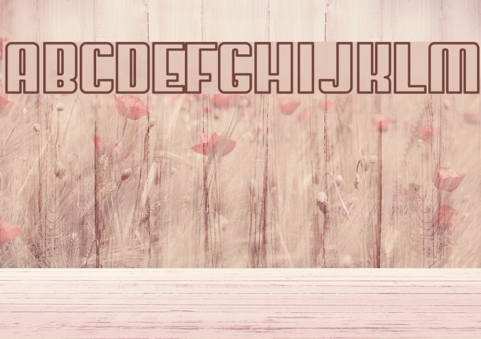 My Puma Outlined Font examples