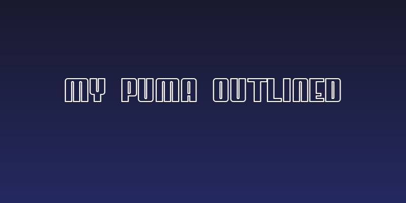 My Puma Outlined Social Header