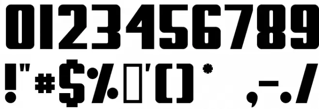 My Puma Font OTHER CHARS