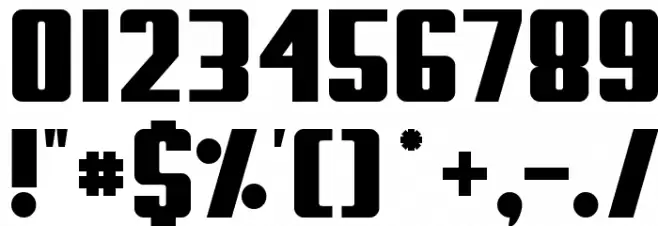 My Puma Font OTHER CHARS