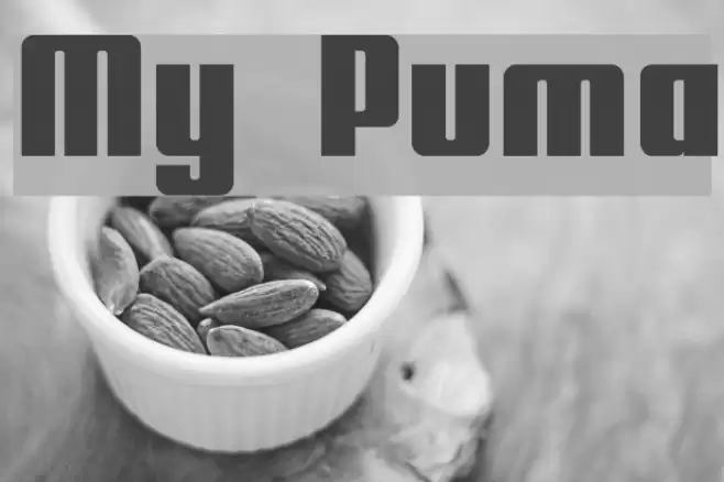 My Puma Font examples