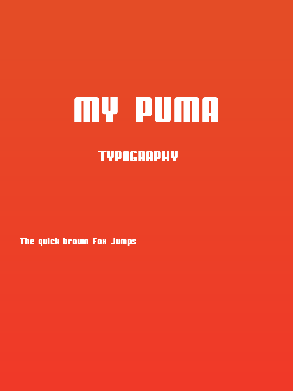 My Puma Poster