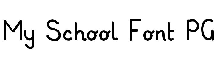 My School Font PG Font