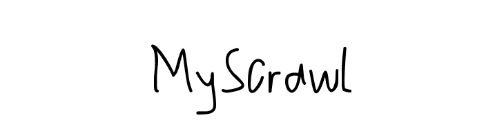 My-Scrawl  font caratteri gratis