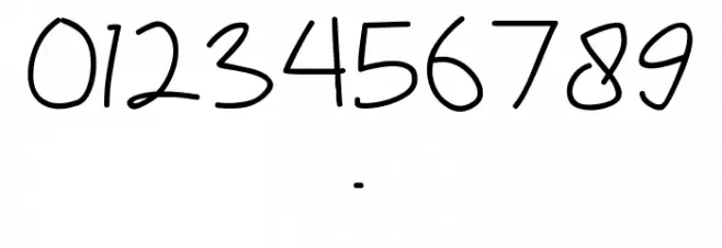 My-Scrawl Font OTHER CHARS