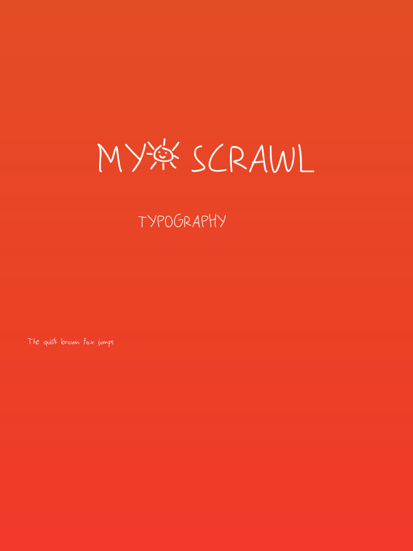 My-Scrawl Poster