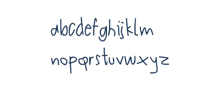 My-Scrawl Lowercase