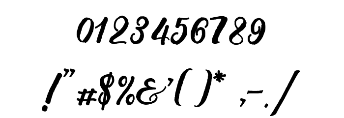 My Shine Font OTHER CHARS