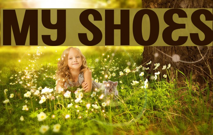 My Shoes Font examples