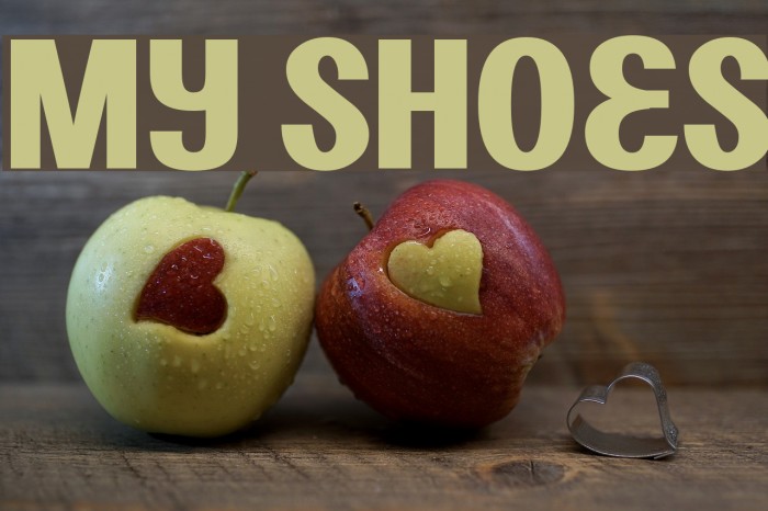 My Shoes Font examples