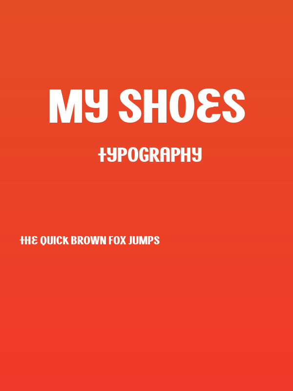 My Shoes Poster