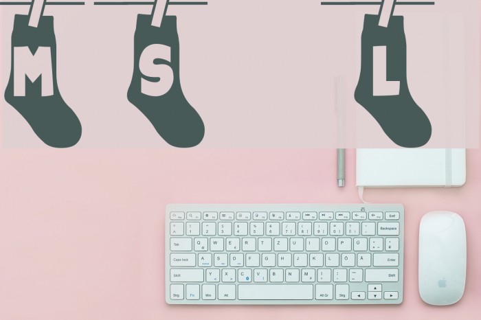 My Socks Line Font examples
