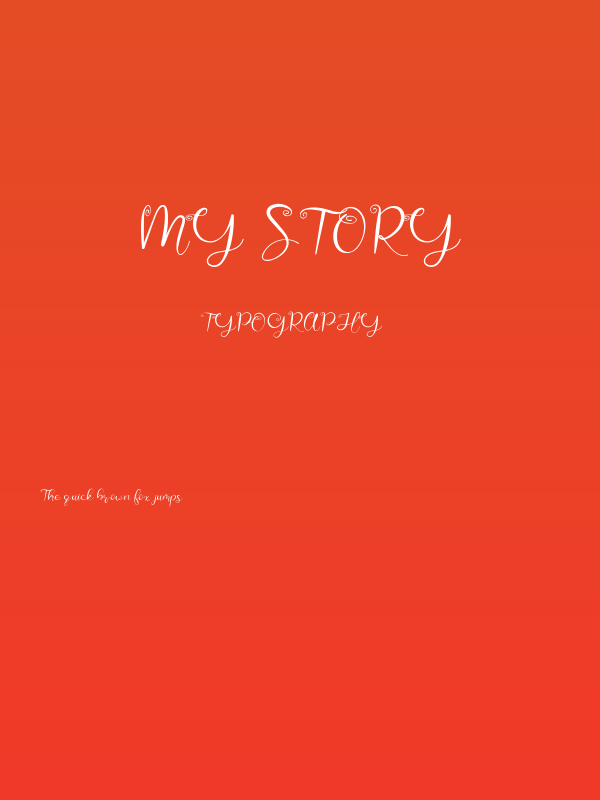 My Story Poster