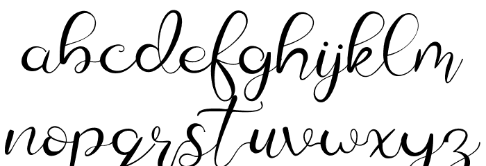My Story Font LOWERCASE