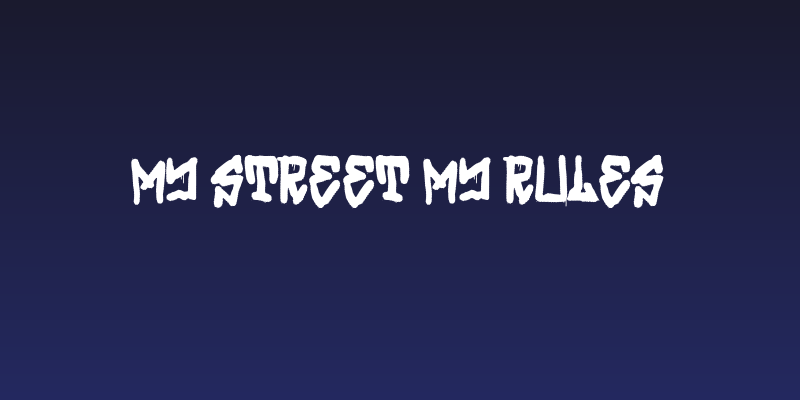 My Street My Rules Social Header