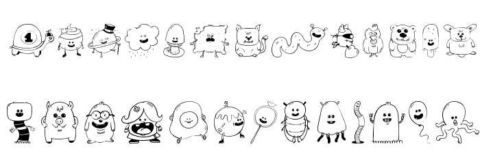 My Sweet Sunshine Font LOWERCASE
