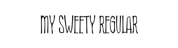 My Sweety Regular  免费字体下载
