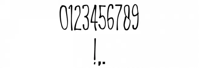 My Sweety Regular Font OTHER CHARS