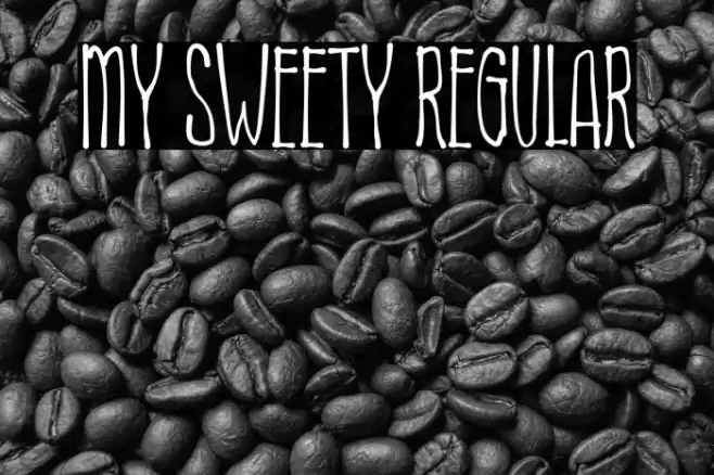 My Sweety Regular Font examples