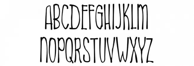 My Sweety Regular Caratteri MINUSCOLO