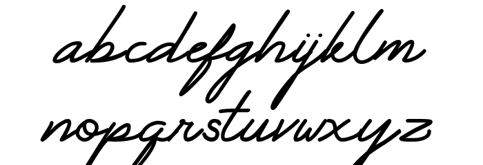 My Ugly Handwritting Demo Version Font LOWERCASE