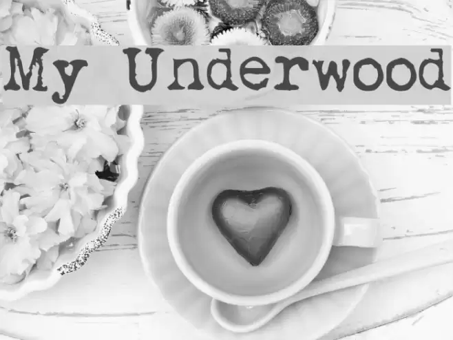 My Underwood Fuentes examples