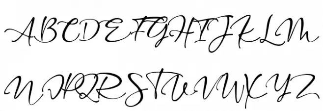 My Valentine - Personal Use フォント 大文字