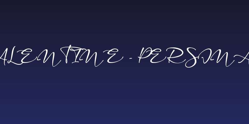 My Valentine - Personal Use Social Header