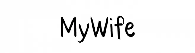 My Wife  नि: शुल्क फ़ॉन्ट्स डाउनलोड