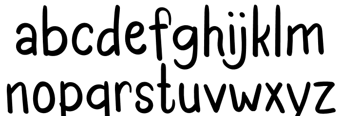 My Wife Font LOWERCASE