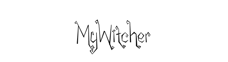 My Witcher  नि: शुल्क फ़ॉन्ट्स डाउनलोड