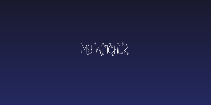 My Witcher Social Header