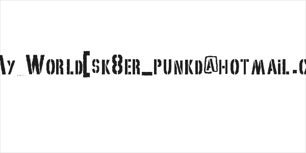 My World[sk8er_punkd@hotmail.co Logo