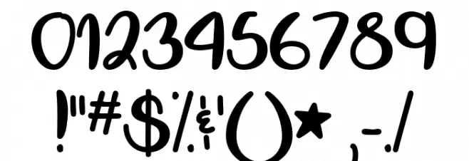 My Yellow Car Regular Font OTHER CHARS